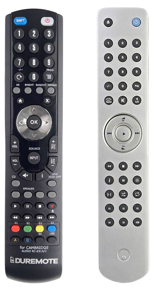 CAMBRIDGE AUDIO AZUR 651C, 651A - távirányító duplikátum