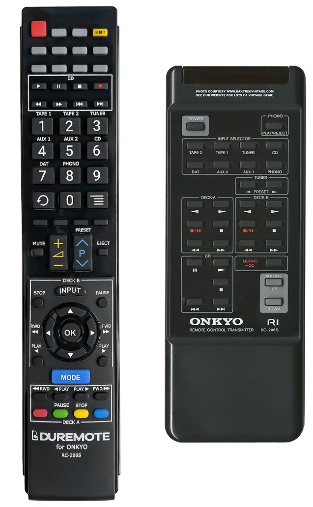ONKYO RC-206S - távirányító duplikátum