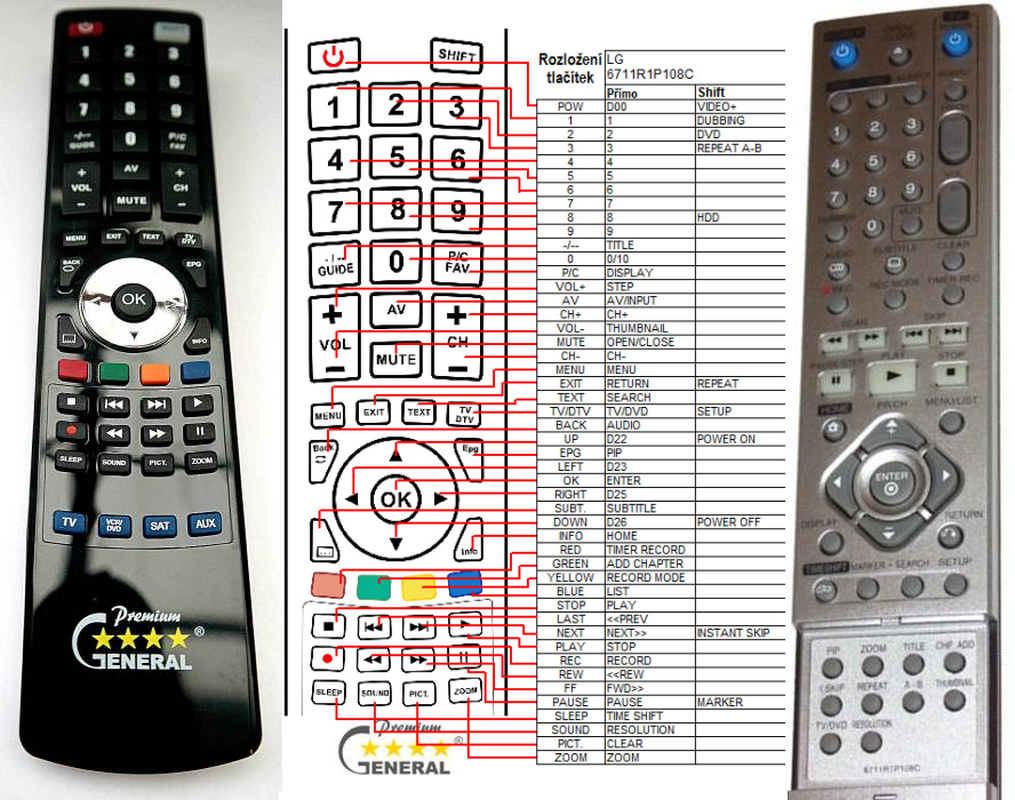 LG 6711R1P108D -   


kompatibilis General márkájú távirányító
