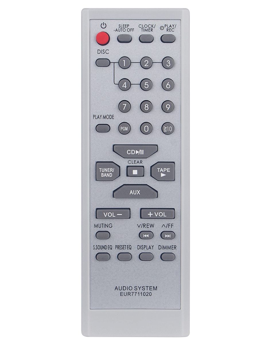 PANASONIC EUR7711020 - helyettesítő távirányító