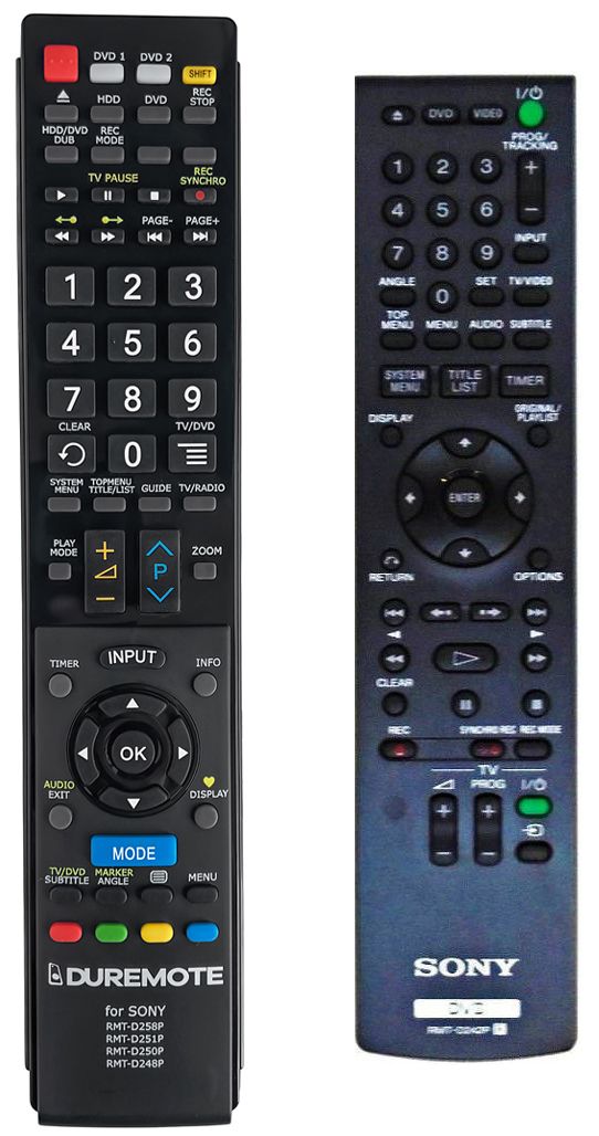 SONY RMT-D242P - távirányító duplikátum