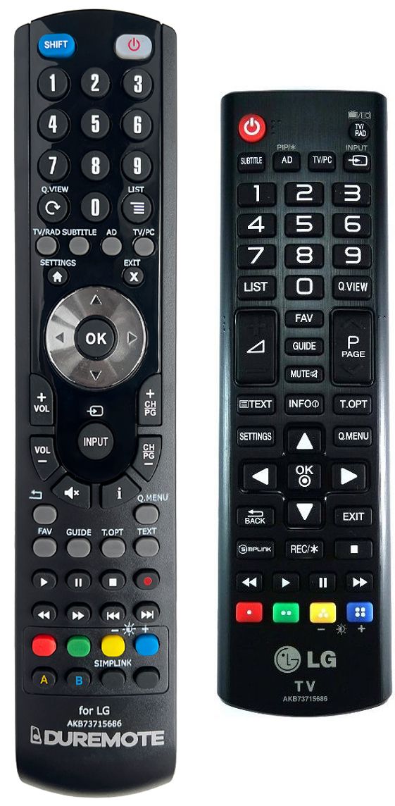 LG AKB73715686 - távirányító duplikátum