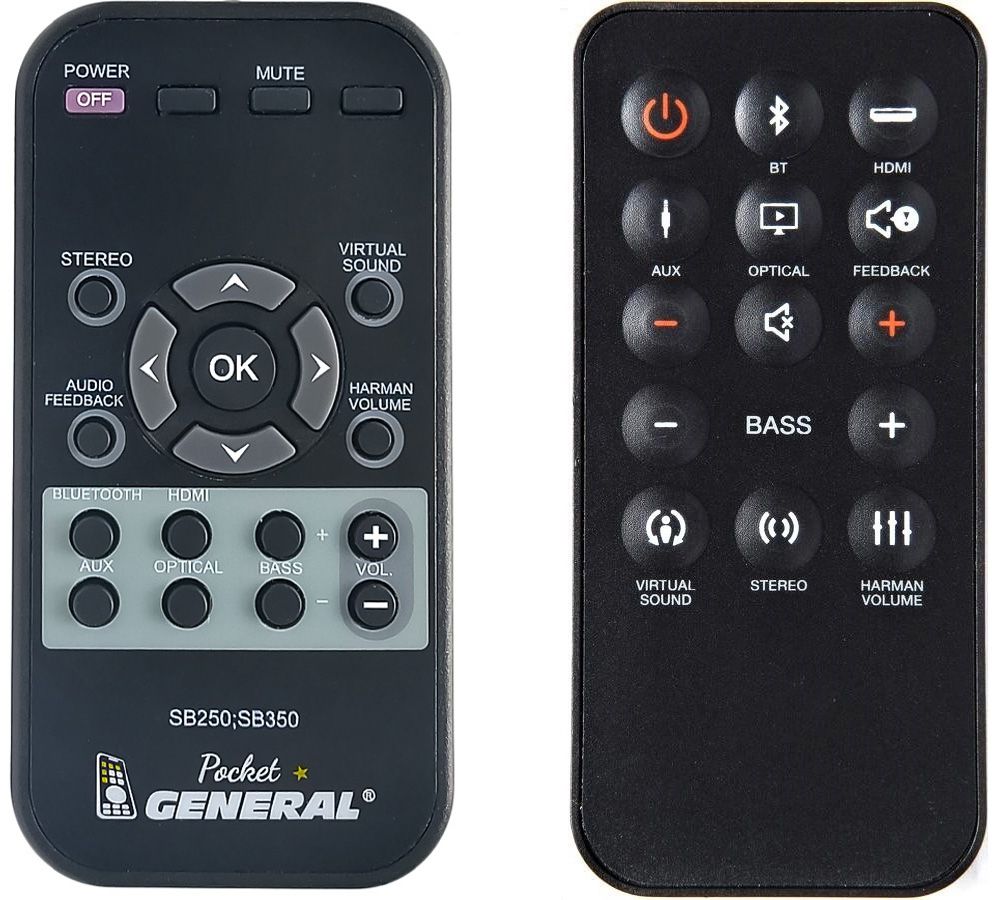 JBL SB250, SB350 -   


távirányító
 duplikátum