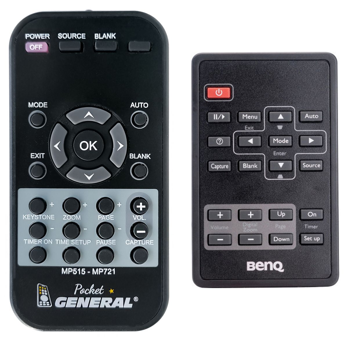BENQ MP610, MP624, MP623, MP721, MP722, MW813ST -   


távirányító
 duplikátum