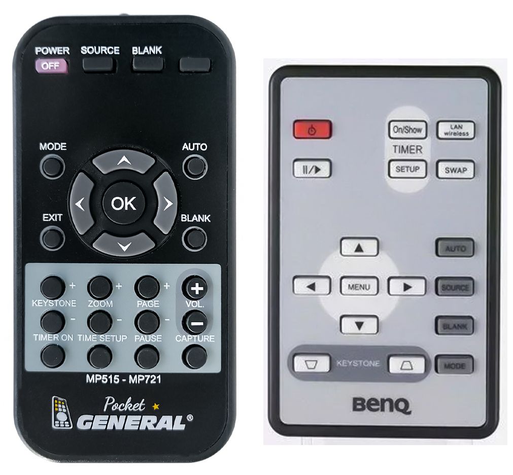 BENQ MP720, MP721 -   


távirányító
 duplikátum