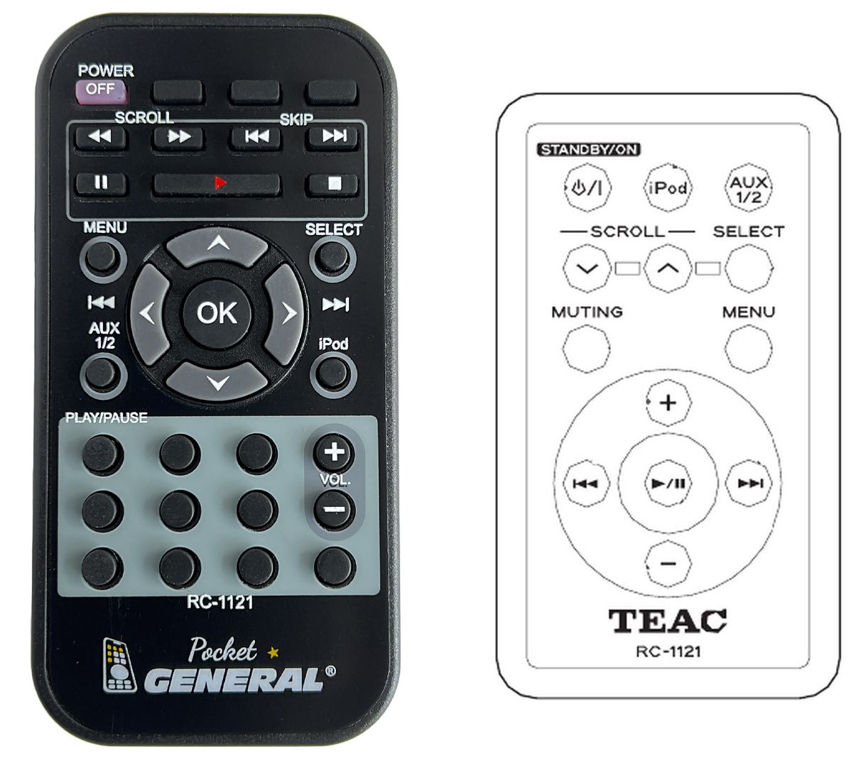 TEAC RC-1121 -   


távirányító
 duplikátum