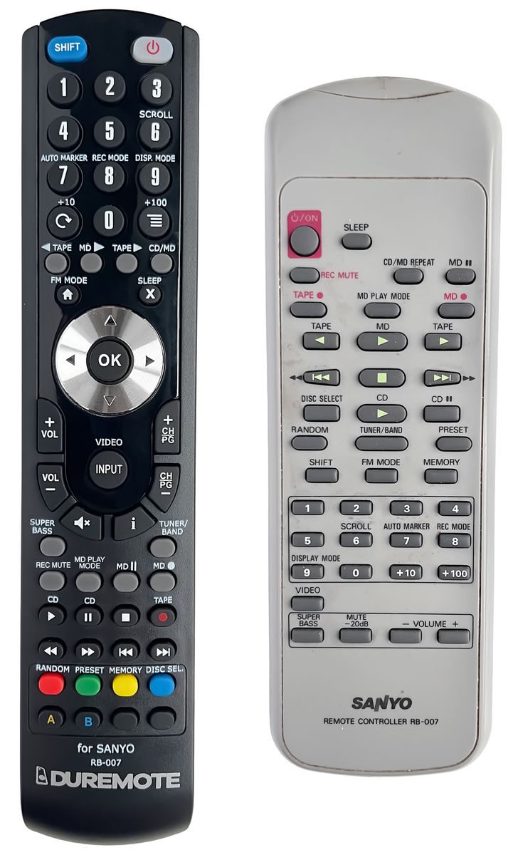 SANYO  RB-007 - távirányító duplikátum