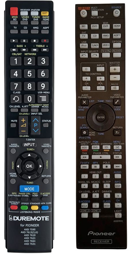 PIONEER AXD7613 - távirányító duplikátum