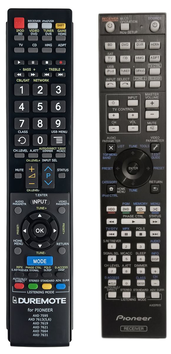 PIONEER AXD7615 - távirányító duplikátum