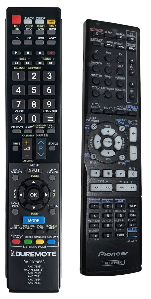 PIONEER AXD7619 - távirányító duplikátum
