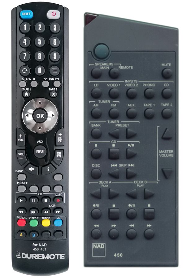 NAD 450, 451, 317 - távirányító duplikátum