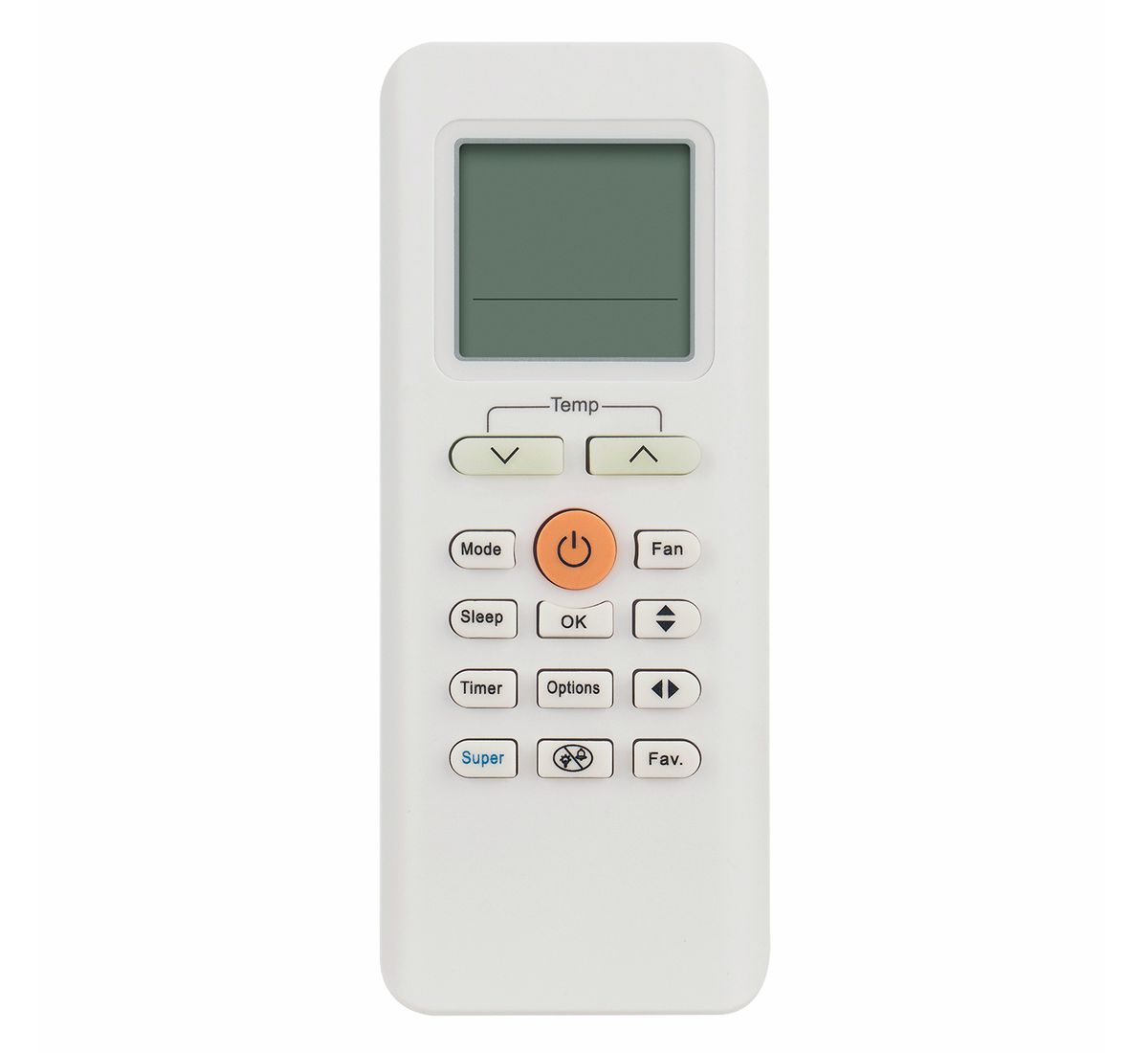 MIDEA MA-09NXD0-I, MA-12NXD0-I, MA-18NXD0-I, MA- 18N8DO-O, MA-24NXD0-I, MSMA-09CRDN1, MSMA-12CRDN1, MSMA-18CRDN1, MSMA-22CRDN, MSMAAU-09HRDN1-QRD0GW - helyettesítő távirányító