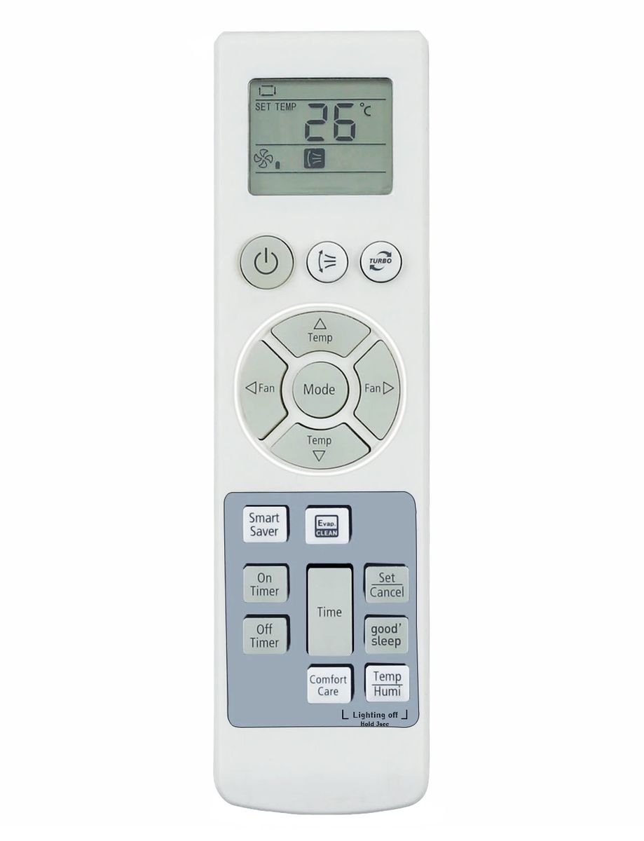 SAMSUNG ARH-2202, ARH-2207, ARH-2215, ARH-2218, KT3X004, KT3X008 - helyettesítő távirányító