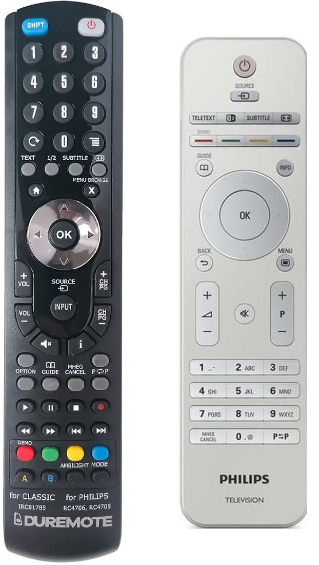 PHILIPS 310420716211, RC4480/01, CRP607/01, SCB582 - távirányító duplikátum