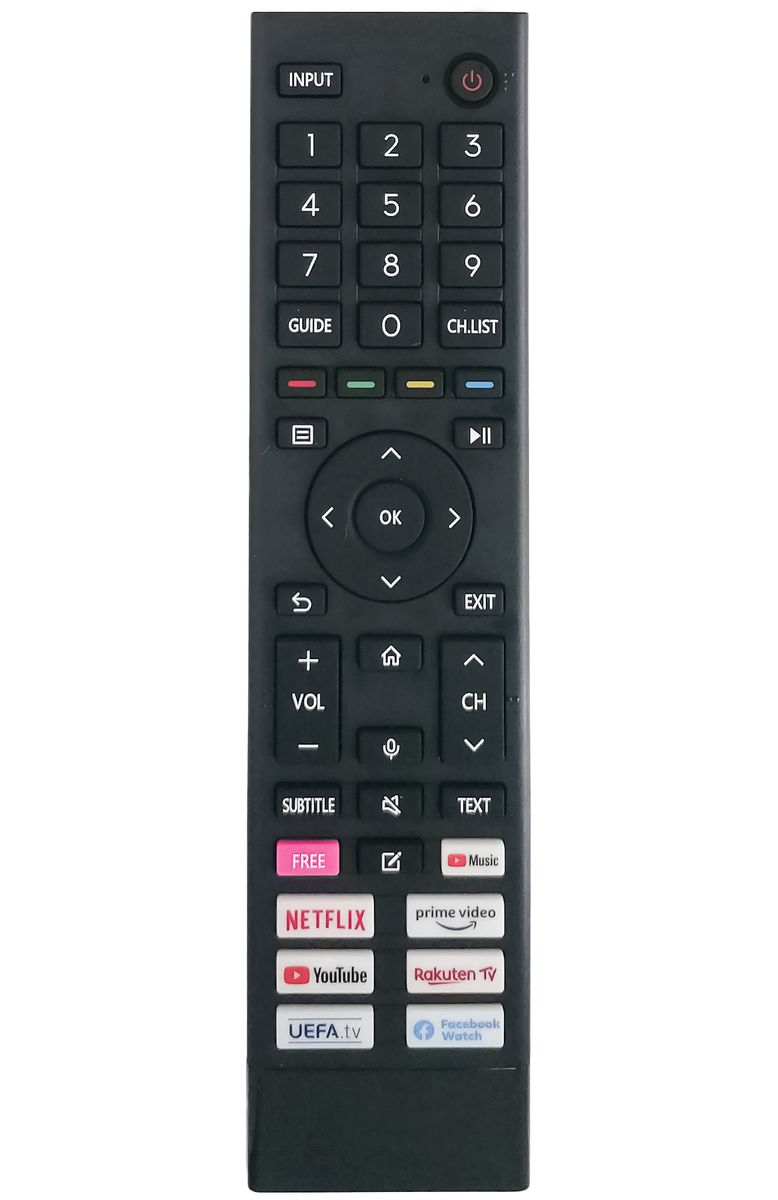 HISENSE ERF3B80H - helyettesítő távirányító