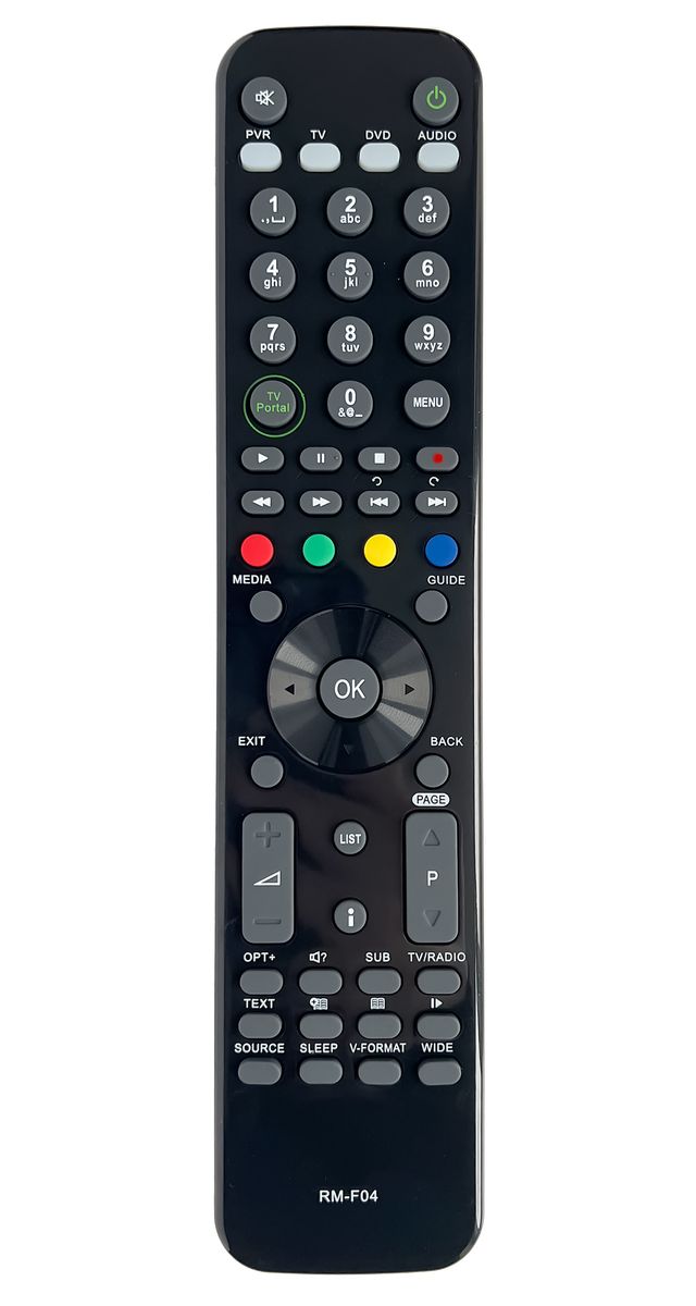 HUMAX RM-F04, RM-F02,  RM-F01, HDPVR-5000T - helyettesítő távirányító
