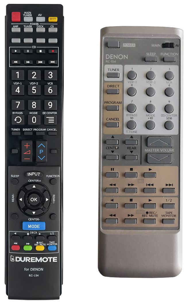 DENON RC-154 - távirányító duplikátum