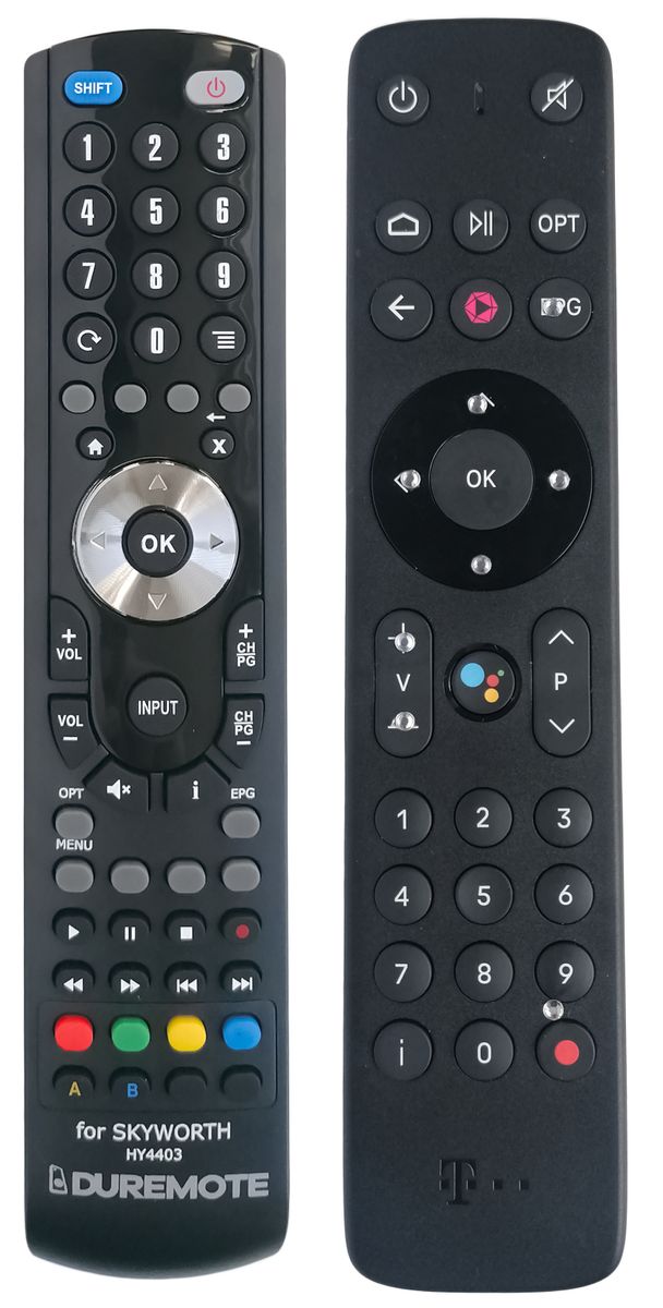 Skyworth HY4403, HY4415, HY4402, Tmobile, O2 TV - távirányító, duplikátum, varázslatos funkciók nélkül