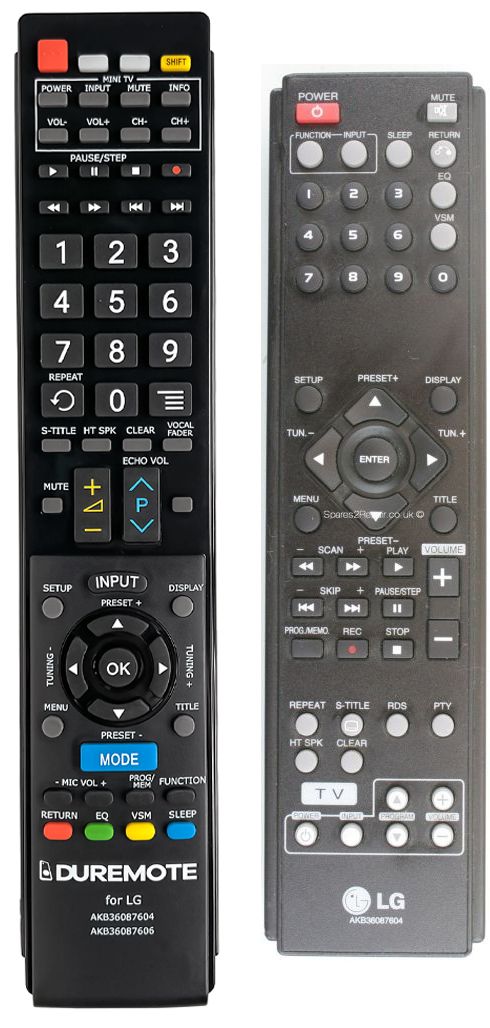 LG AKB36087604 - távirányító duplikátum