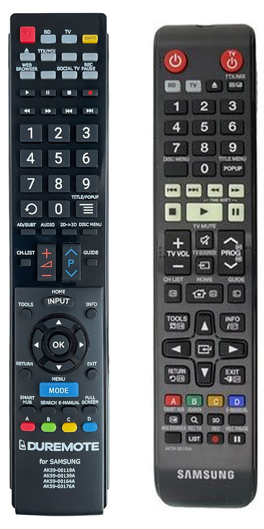 SAMSUNG AK59-00176A - távirányító duplikátum