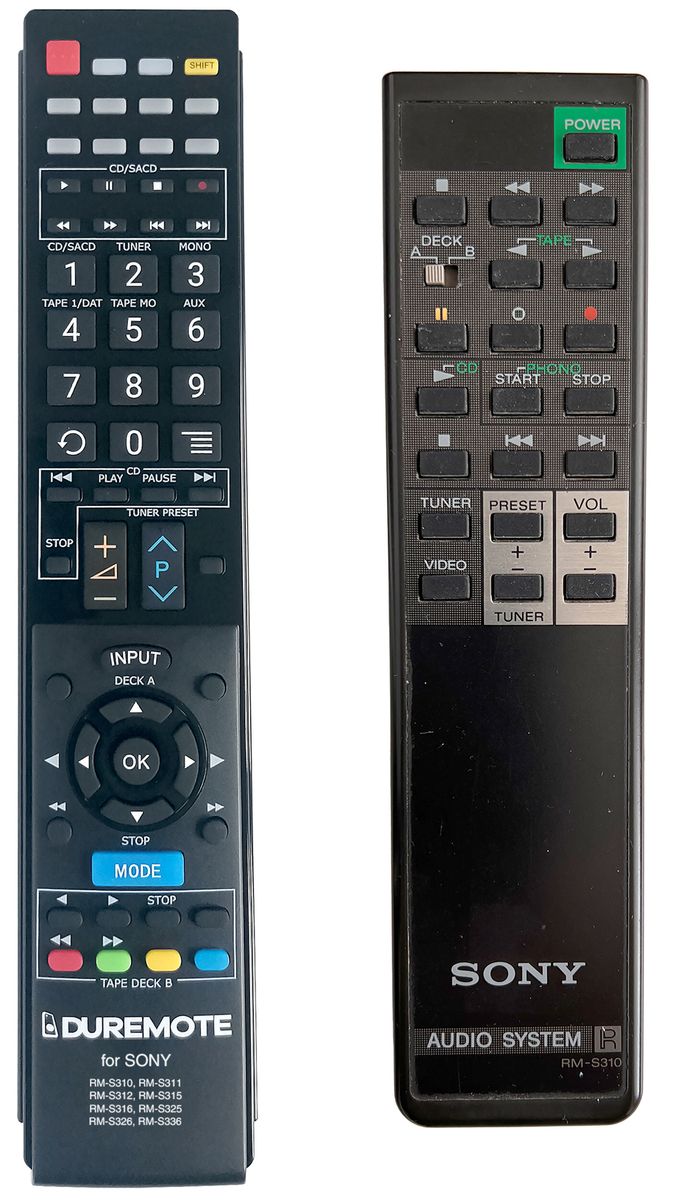 SONY RM-S310 - távirányító duplikátum