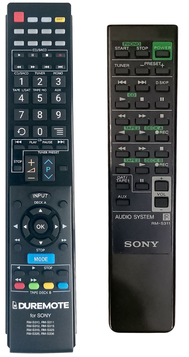 SONY RM-S311 - távirányító duplikátum