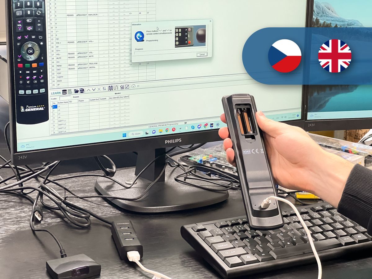 GENERAL PREMIUM SET = Remote control + Software + Lifetime Support