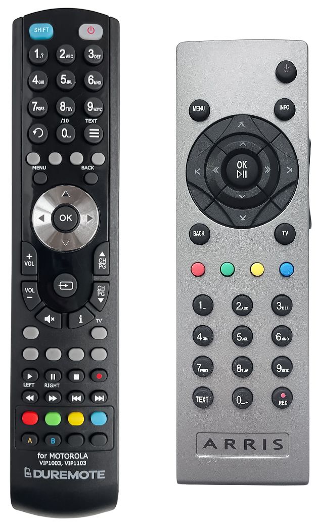 MOTOROLA ARRIS VIP1003, VIP1103 - távirányító duplikátum