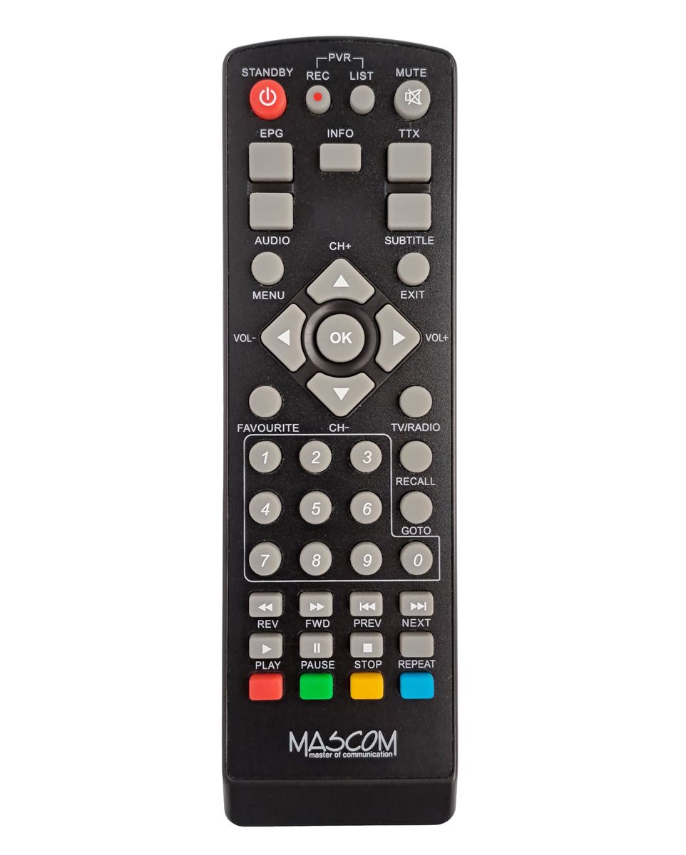 MASCOM MC650T HD, MC750T2 HD - eredeti gyári távirányító
