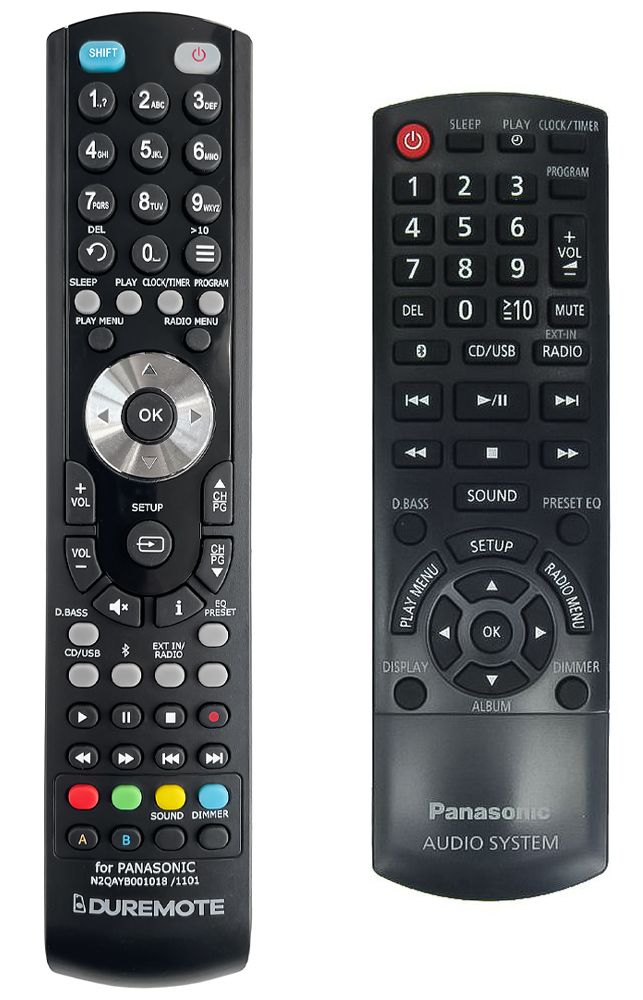 PANASONIC N2QAYB001018, SC-PM100, SC-PM200, SC-PMX100B - távirányító duplikátum