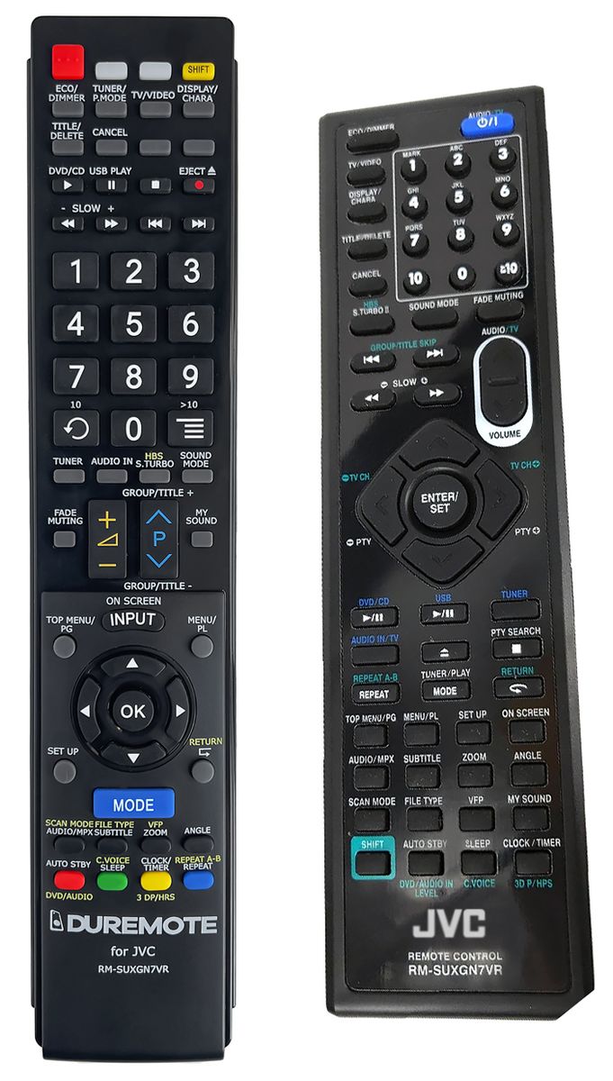 JVC RM-SUXGN7VR - távirányító duplikátum