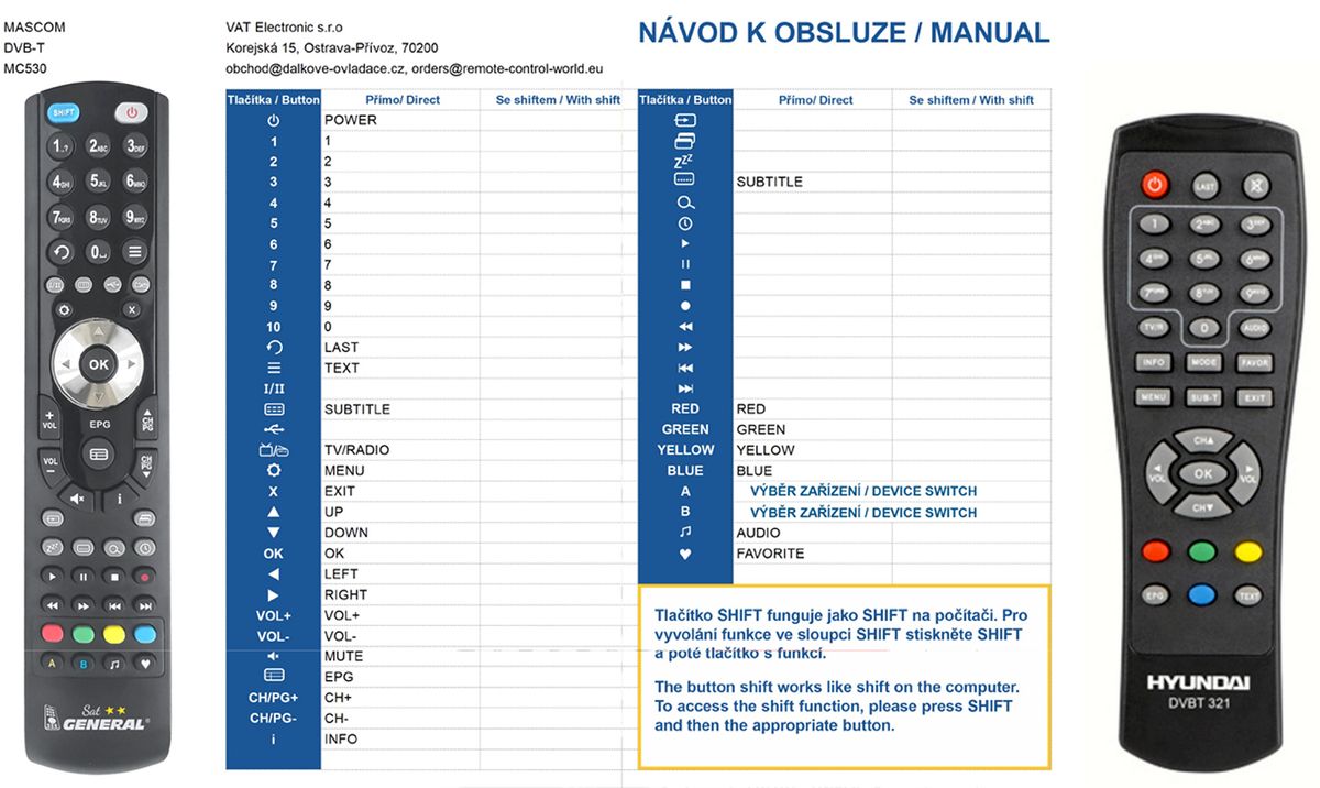 HYUNDAI DVB-T321, DVB-T440 -   


kompatibilis General márkájú távirányító