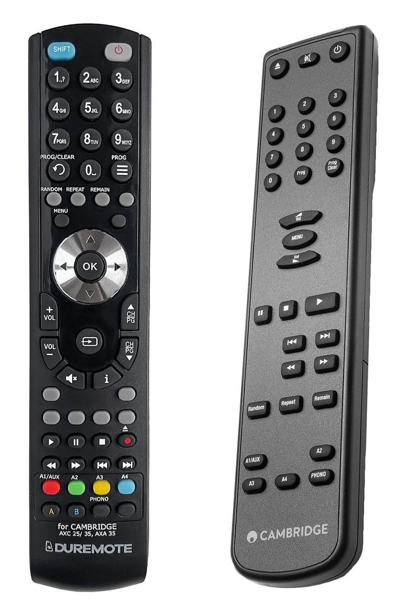 CAMBRIDGE AUDIO AXC25, AXC35, AXA35 - távirányító duplikátum