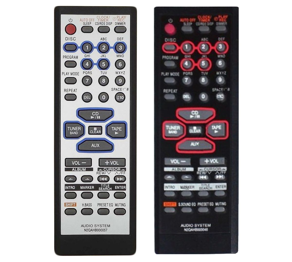 PANASONIC N2QAHB000046 - helyettesítő távirányító
