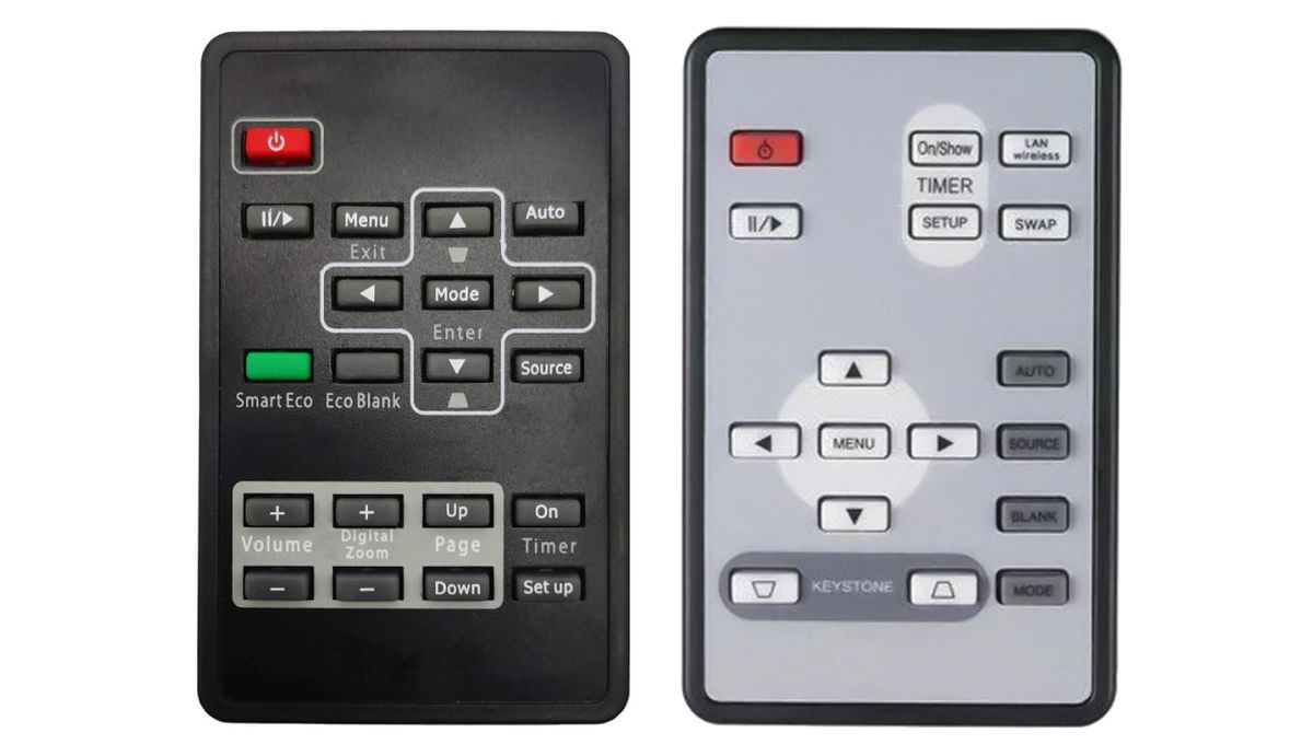 BENQ MP720, MP721 - helyettesítő távirányító
FEKETE
