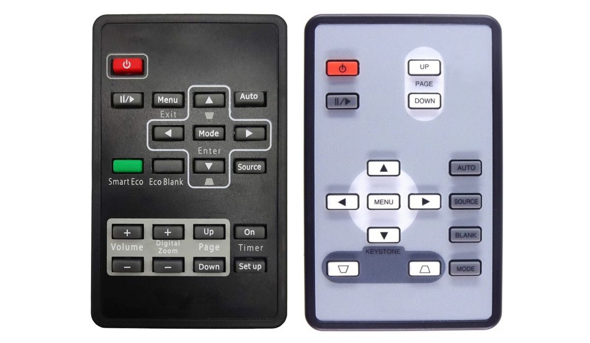 BENQ MP610, MP615, MP620, MP624, MP625, MP626, MP670, PB6240 - helyettesítő távirányító