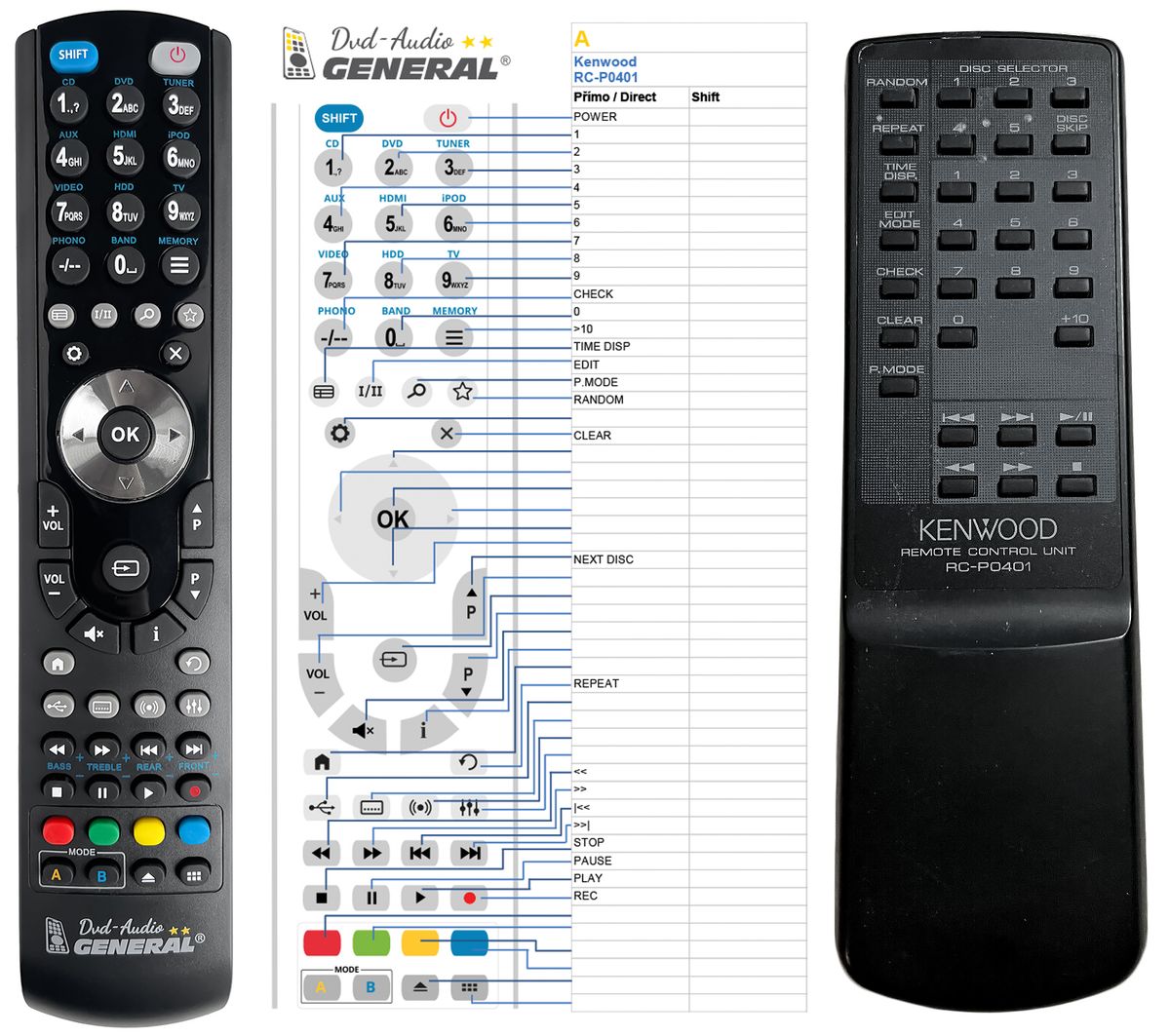 KENWOOD RC-P0401 -   


kompatibilis General márkájú távirányító