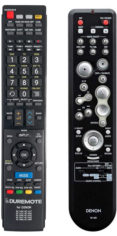 DENON RC-1081 - távirányító duplikátum