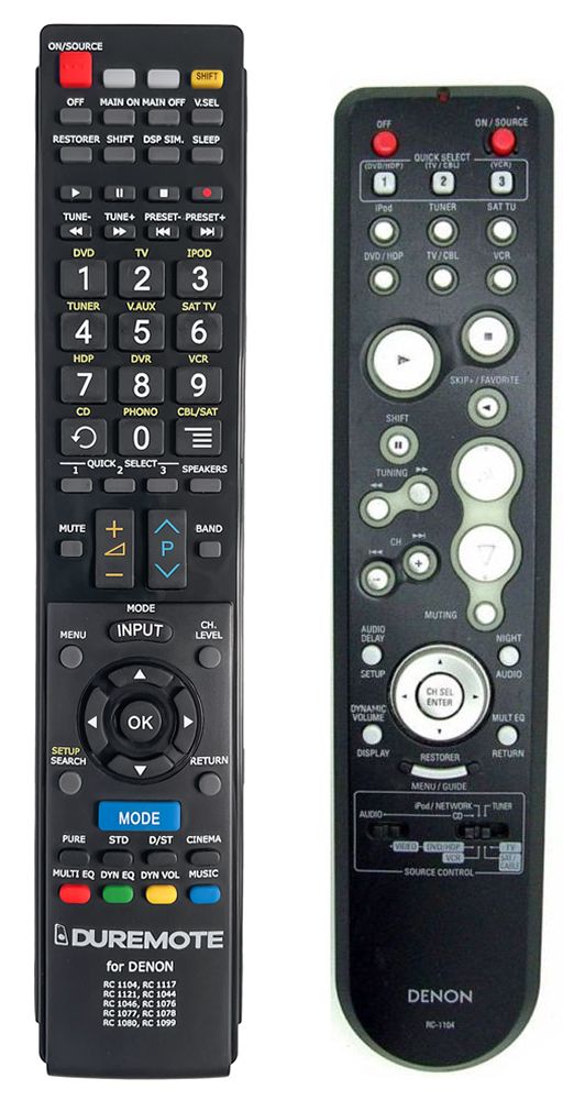 DENON RC-1104 - távirányító duplikátum