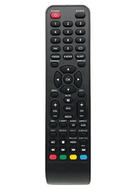 SENCOR SLE40F14TCS, SLE43F14TCS, SLE48F12, SLE40F13TC, SLE50f14TCS - helyettesítő távirányító