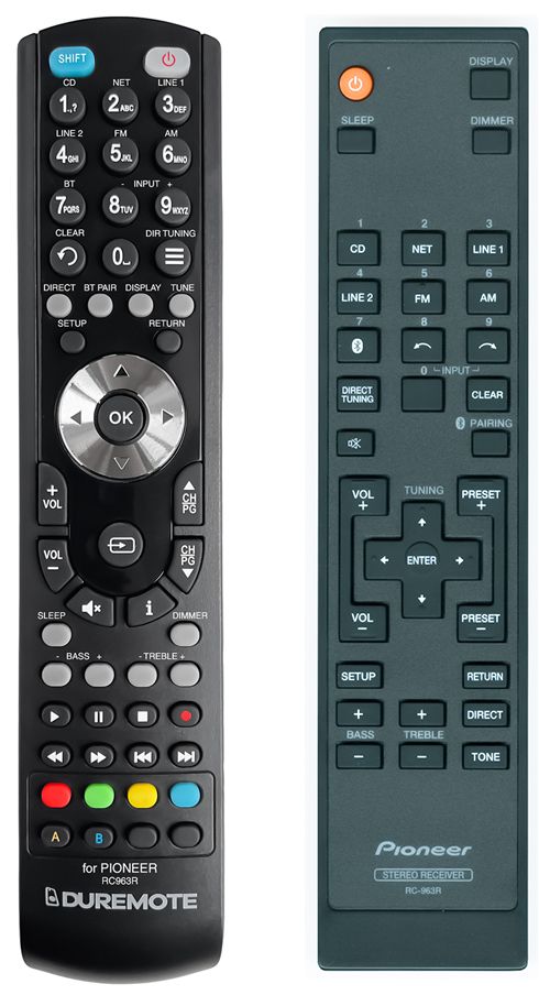 PIONEER RC-963R - távirányító duplikátum