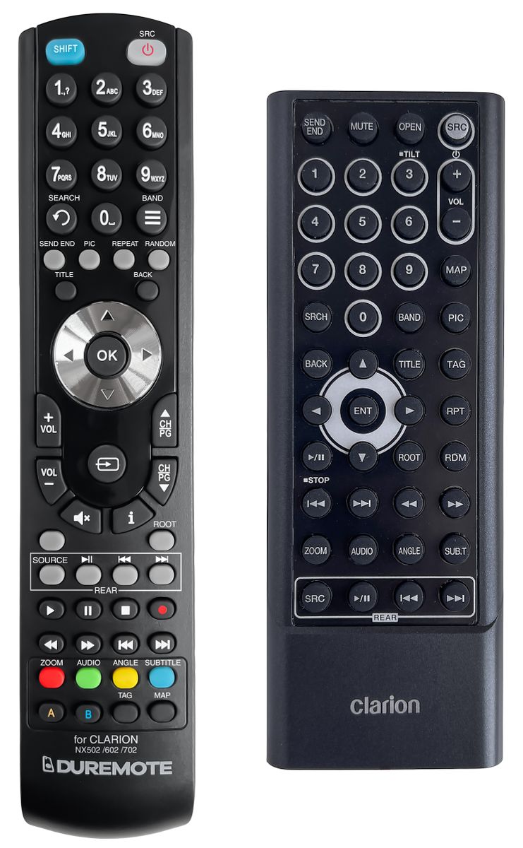 CLARION NX502E, NX602, NX702, RCX007 - távirányító duplikátum