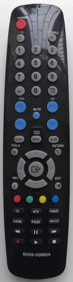SAMSUNG BN59-00690A - helyettesítő távirányító