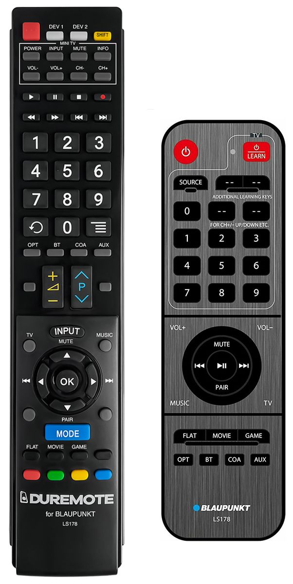 BLAUPUNKT  LS178-1 + TV vezérlés (mini TV) - távirányító duplikátum
