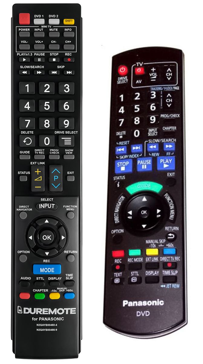 PANASONIC N2QAYB000466 + TV vezérlés (mini TV) - távirányító duplikátum