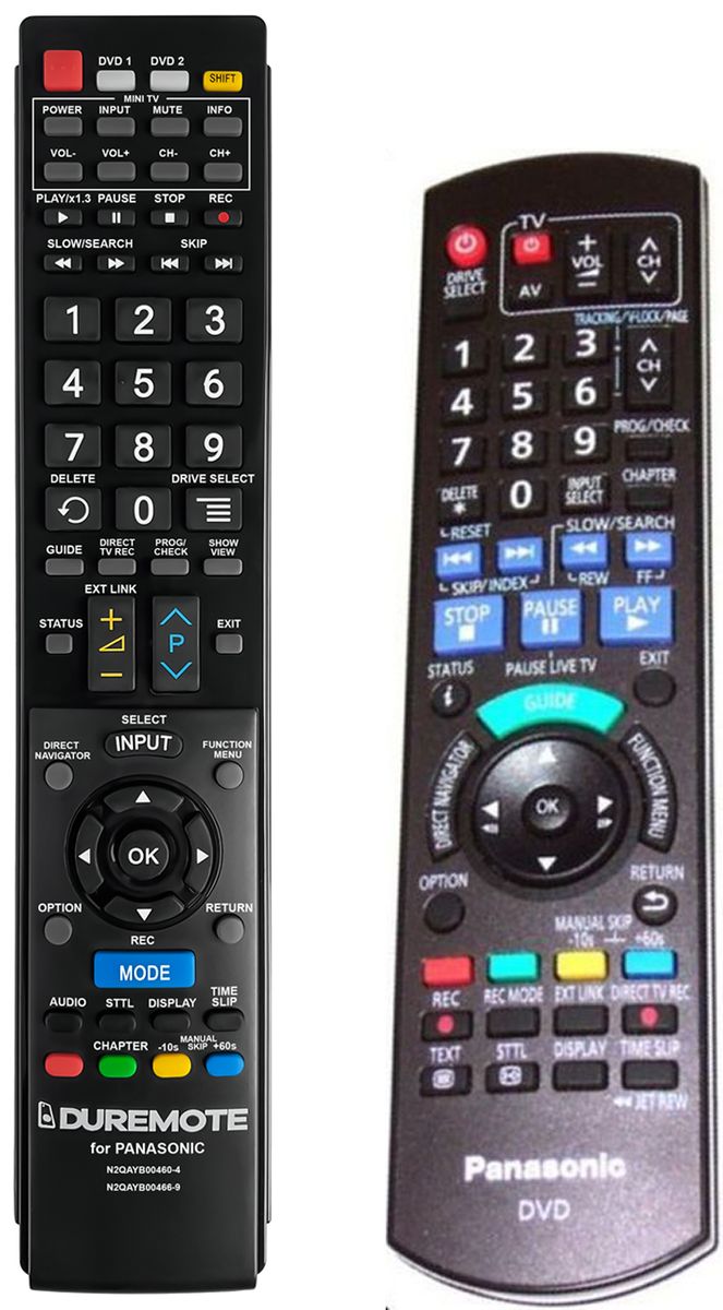PANASONIC N2QAYB000469 + TV vezérlés (mini TV) - távirányító duplikátum