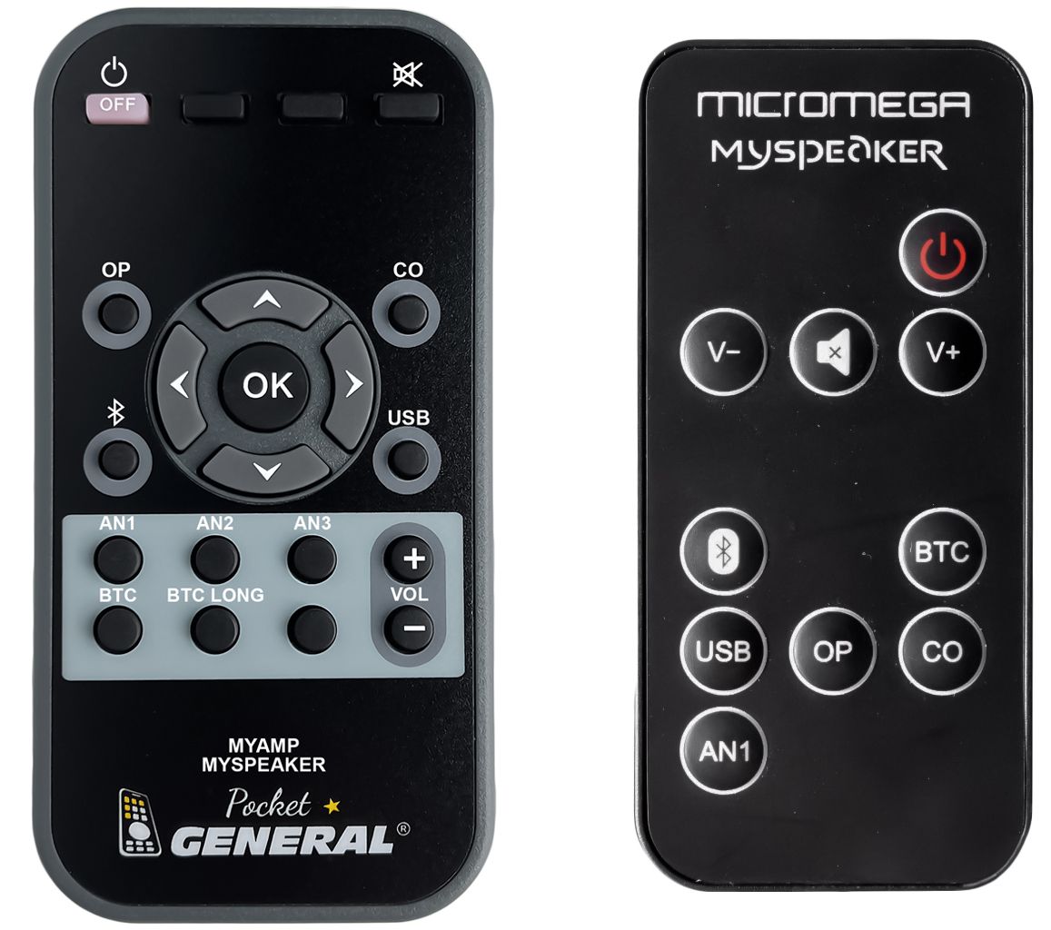 MICROMEGA MySpeaker, MySystem -   


távirányító
 duplikátum