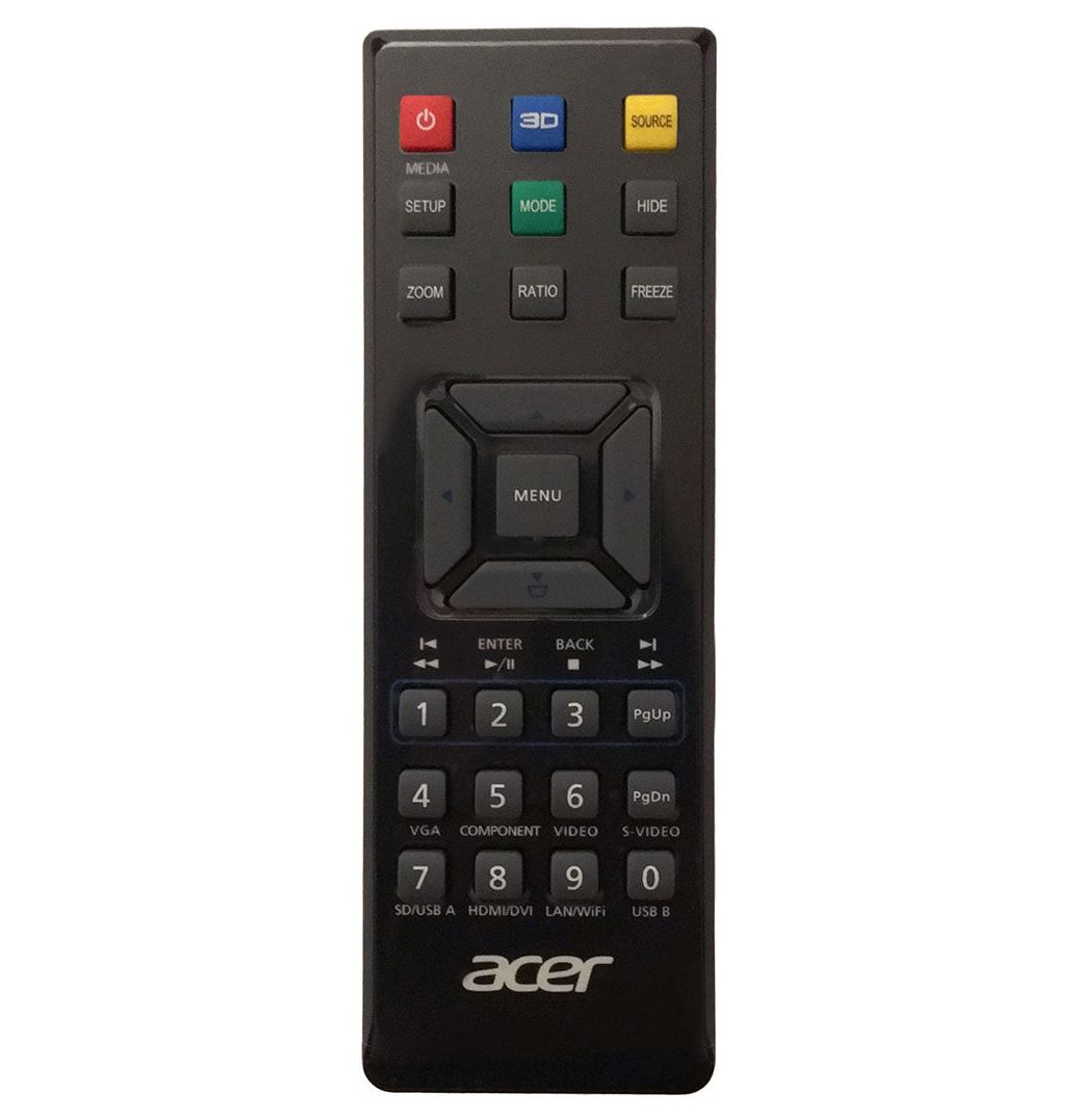 ACER MC.JG811.009, E-26171, AS201, D1P1327, D600, DNX1303, DSV1301, DWX1305, X1173N, X1273, X1273A - eredeti gyári távirányító