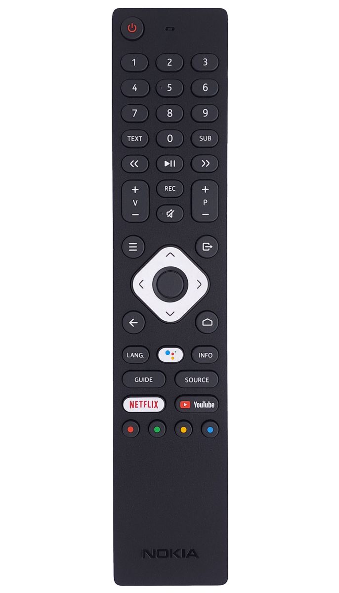 NOKIA RC4220, RC120, Smart TV 3900A, 4300A, 4300B, 5000A, 5500A, 5800A, 6500A, 7500A - eredeti gyári távirányító hangvezérléssel