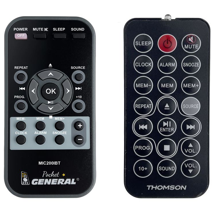 THOMSON MIC200IBT, MIC201IBT -   


távirányító
 duplikátum